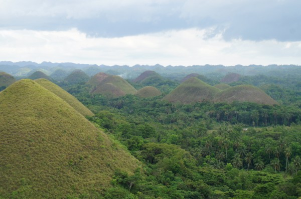 Chocolate Hills of Bohol...what the island is known for
