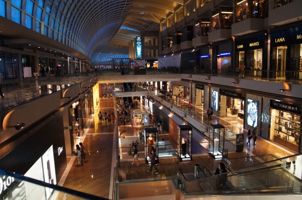 The shops at Marina Bay Sands...very high end stores.